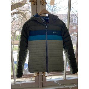 Cotopaxi Fuego Hooded Women's Jacket Small Spruce/Brush